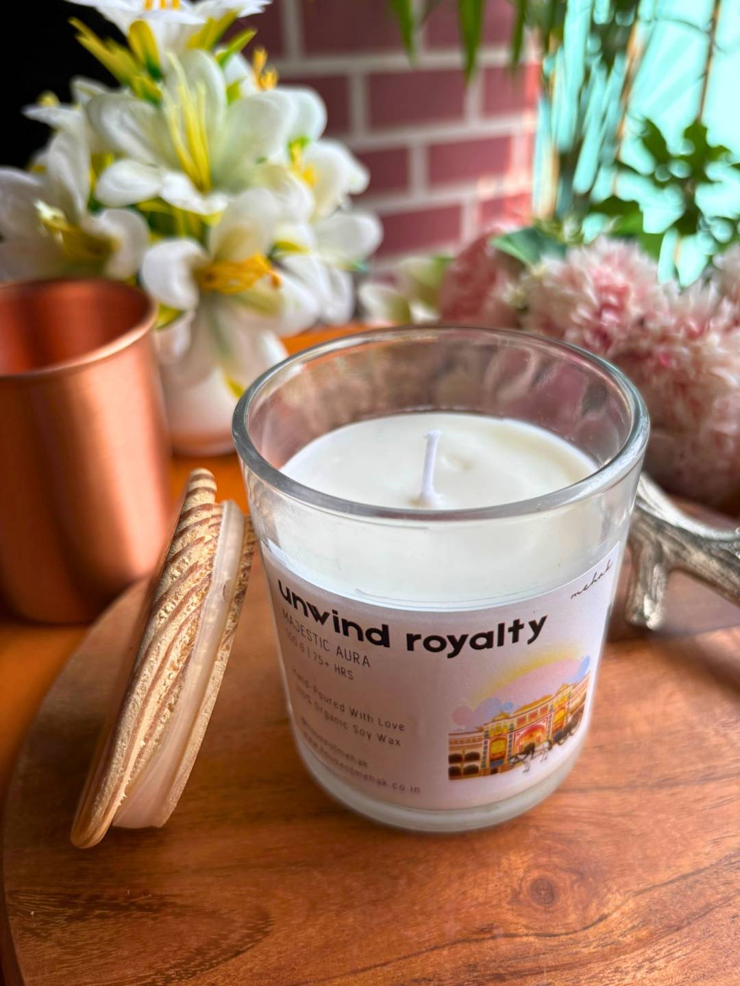 Unwind Royalty - White Oud | Luxe Collection Scented Candle | Luxury Home Décor & Gifting