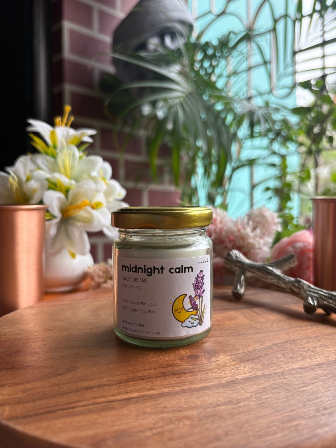 Midnight Calm - Lavender | Shot Glass Scented Candle | Luxury Home Décor & Gifting