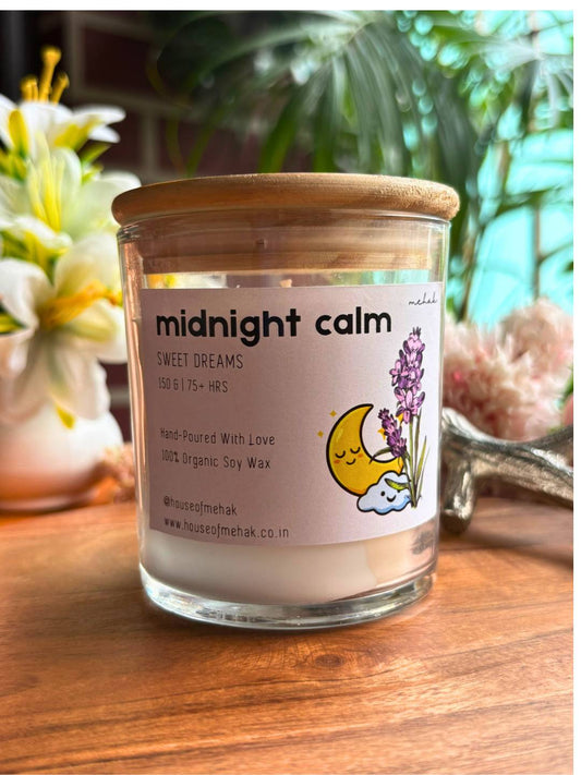 Midnight Calm - Lavender | Luxe Collection Scented Candle | Luxury Home Décor & Gifting