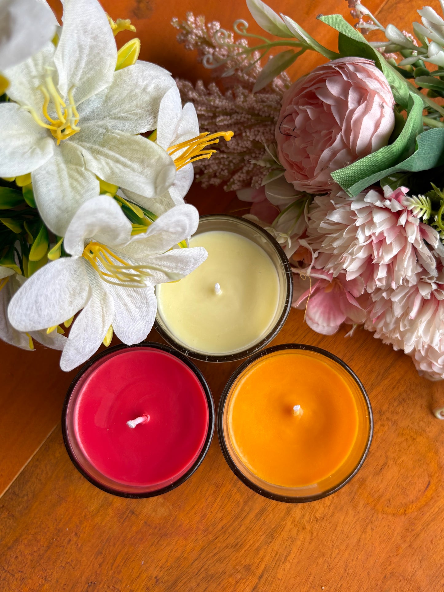 Shades Of Summer | Scented Candles - Set of 3 | Aesthetic Home Décor & Gifting