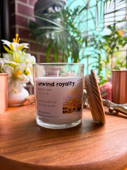 Unwind Royalty - White Oud | Luxe Collection Scented Candle | Luxury Home Décor & Gifting