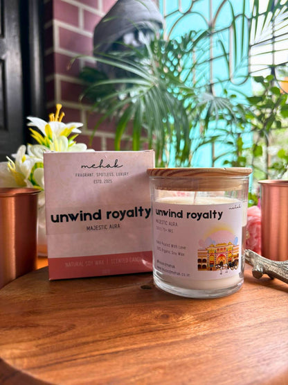 Unwind Royalty - White Oud | Luxe Collection Scented Candle | Luxury Home Décor & Gifting