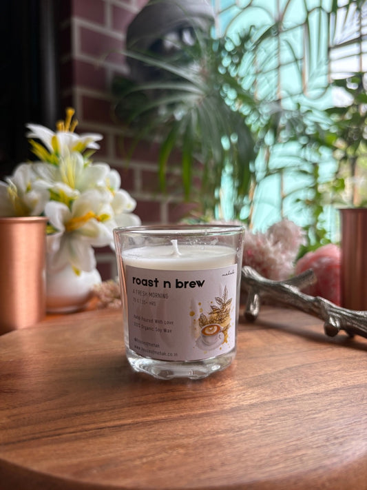 Roast N Brew - Coffee  | Shot Glass Scented Candle | Luxury Home Décor & Gifting