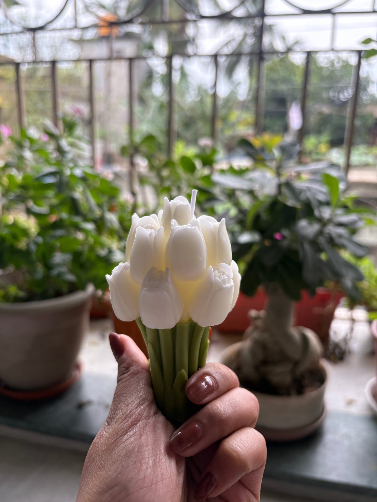 Tulip Bouquet Candle | Scented Soy Wax Candle | Aesthetic Home Décor & Gifting