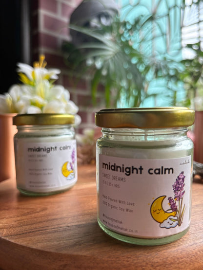 Midnight Calm - Lavender  | Shot Glass Scented Candle | Luxury Home Décor & Gifting