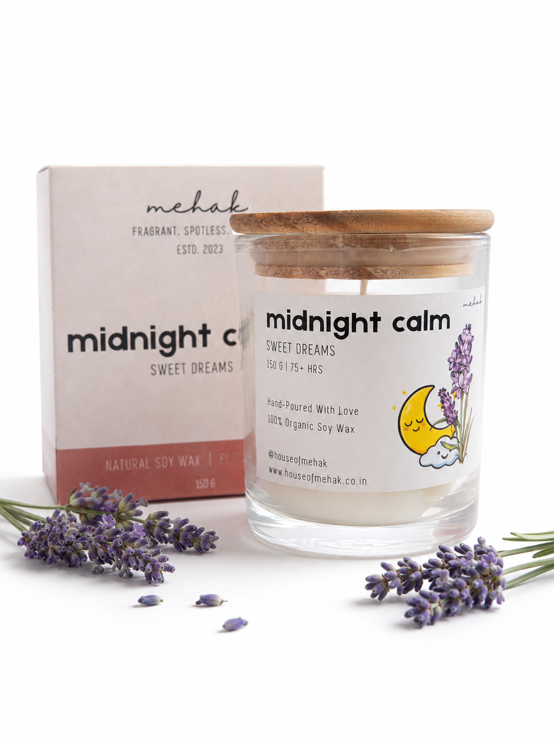 Midnight Calm - Lavender | Luxe Collection Scented Candle | Luxury Home Décor & Gifting