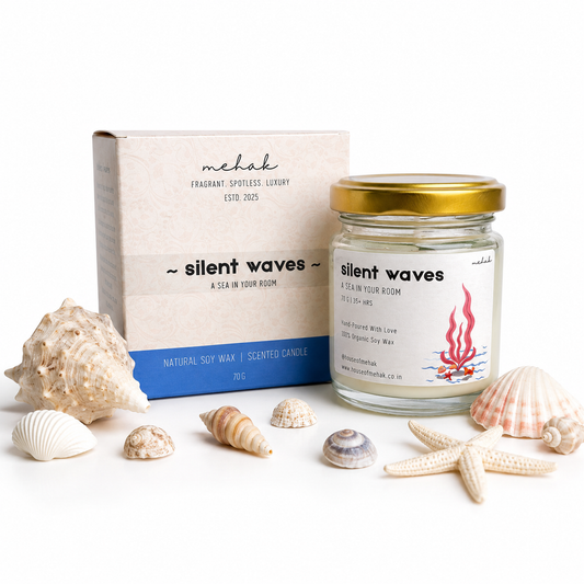 Silent Waves - Ocean Breeze | Jar Scented Candle | Luxury Home Décor & Gifting
