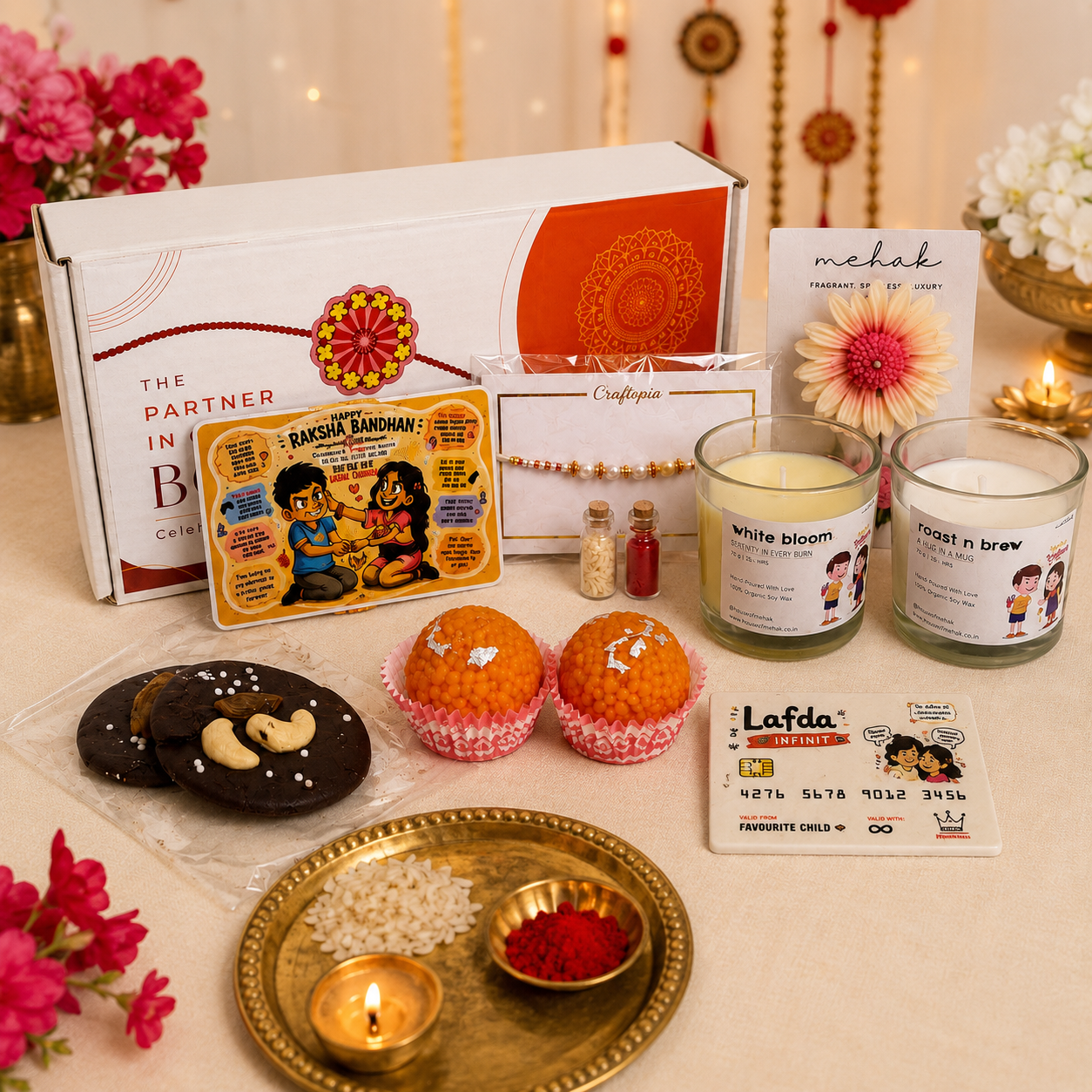The Partner In Crime - Rakhi Hamper | Perfect Rakhi Gift For Your Brother and Sister