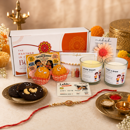 The Partner In Crime - Rakhi Hamper | Perfect Rakhi Gift For Your Brother and Sister